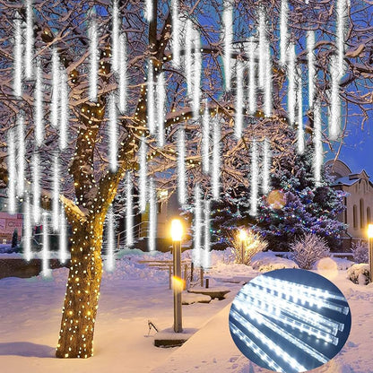 Luces Led Lluvia Meteoro Cascada Navidad