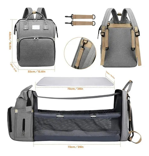 BabyNest TravelBag™  Mochila cunita 3 en 1